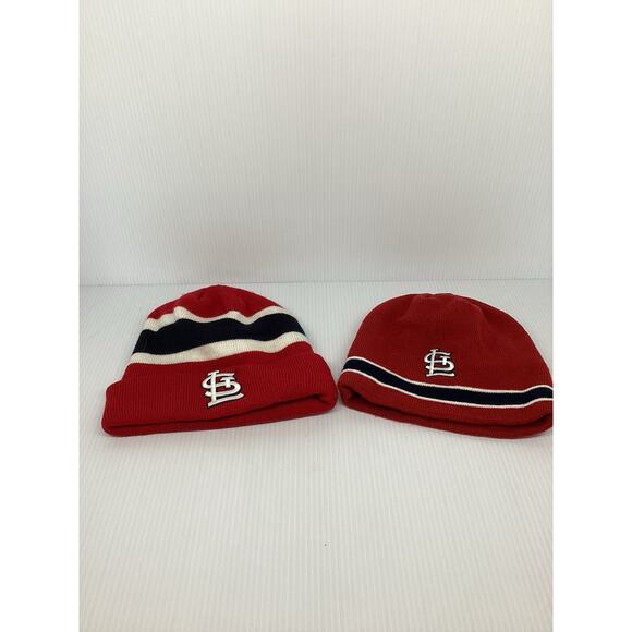 St Louis Cardinals Hat Beanies Set Of 2 - Picture 2 of 4